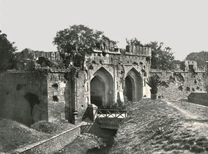 De Kashmiri-poort, Delhi, India, 1895