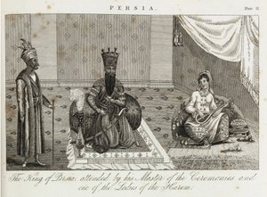 De Koning van Perzië, c.1810-1829 door Unbekannt