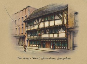 The Kings Head, Shrewsbury, Shropshire, 1939 door Unbekannt