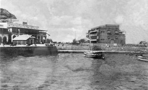 De aanlegsteiger. Aden, c1918-c1939