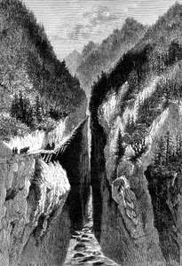 De Lantzan-Kiang-Hoggs kloof, ca 1890 door Unbekannt