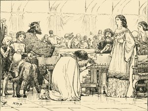 Het laatste banket van Alboin, c570AD, 1890 door Unbekannt