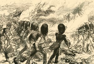 De Laatste Aanval bij Waterloo, 1815 door Unbekannt