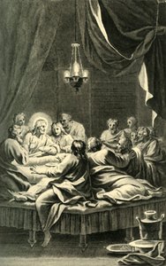 Het laatste avondmaal, 17e eeuw, 1908 door Unbekannt