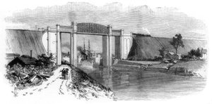 De Latchford Viaduct, Manchester Scheepvaartkanaal, 1894