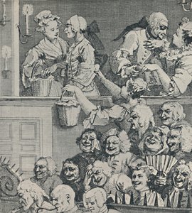 Het lachende publiek, 1733, 1920 door Unbekannt