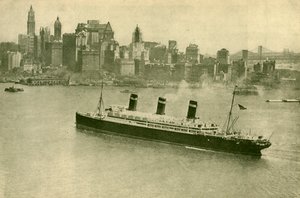De Leviathan in New York door Unbekannt