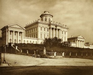 De Bibliotheek van het Moskouse Openbare Museum en Rumiantsev Museum, Rusland, 1900s