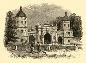 De Lodge, Burghley Park, 1898 door Unbekannt