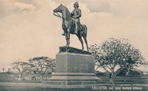 Het standbeeld van Lord Napier, Calcutta, c1905
