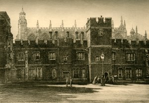De Lagere School en Lange Kamer, 1911 door Unbekannt