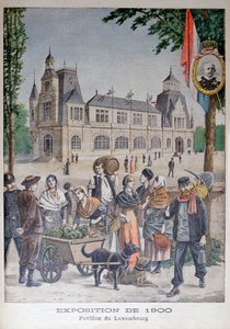 Het Luxemburgse paviljoen op de Wereldtentoonstelling van 1900, Parijs, 1900 door Unbekannt
