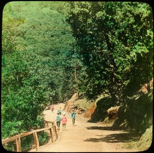 De Mall Road, Simla, India, eind 19e of begin 20e eeuw door Unbekannt