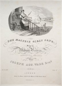Het lied van de Maltese meisjes, 1800s