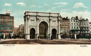 De Marble Arch, ca. 1910 door Unbekannt
