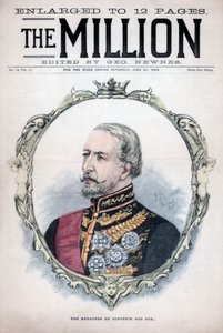 De markies van Dufferin en Ava, 1892 door Unbekannt