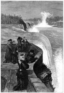 De Markies en Markiezin van Lorne bij Niagara Falls, Canada door Unbekannt