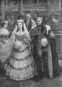 Het huwelijk van de Prins van Wales met Prinses Alexandra van Denemarken, Windsor door Unbekannt