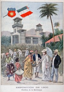 Het Martinique paviljoen op de Wereldtentoonstelling van 1900, Parijs, 1900 door Unbekannt