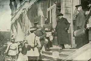 De ontmoeting van de Britse en Franse ministers van Oorlog, 1915, 1919