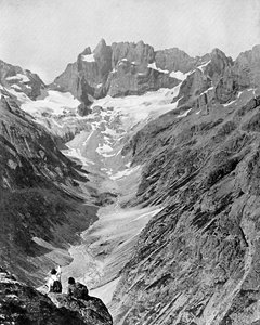 De Meije, de Alpen, begin 20e eeuw