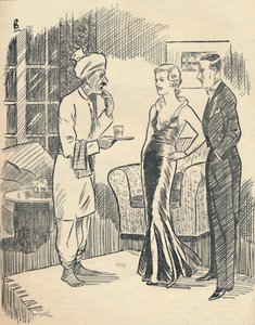 De Memsahib lucht haar nieuw verworven Hindustani..., 1936 door Unbekannt