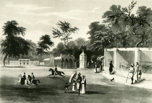 De menagerie in Barrackpore Park, 1820, 1925 door Unbekannt