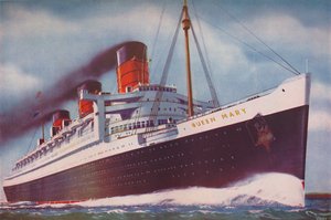 De Machtige Atlantische Recordbreker, de Queen Mary, 1937 door Unbekannt