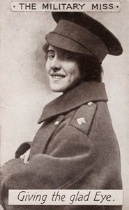 De Militaire Miss - Geeft de blijde blik, ca. 1914
