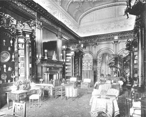 De Ochtendkamer in Tring Park Mansion, Hertfordshire, 1894 door Unbekannt