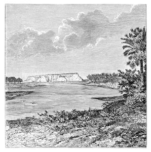 De heuvel van Babil, Irak, 1895 door Unbekannt