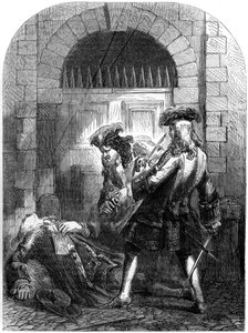 De Moord op de acteur William Mountford, 1692 door Unbekannt