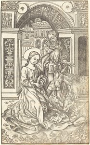 De geboorte van Christus, ca. 1500 door Unbekannt