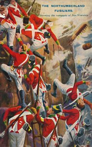 De Northumberland Fusiliers. Bestormen van de wallen van San Vincente, 1812, 1939