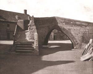 De Oude Brug bij Croyland, Lincolnshire, 1894 door Unbekannt