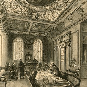 Het oude hof van schepenen, Guildhall door Unbekannt