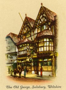 The Old George, Salisbury, Wiltshire, 1936 door Unbekannt