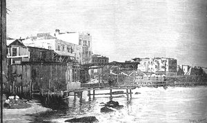 De oude haven, Alexandrië, ca. 1882 door Unbekannt