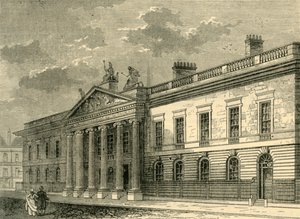 Het oude India Office, Leadenhall Street in 1803, ca. 1872