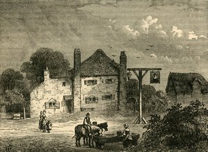 De oude moeder Red Cap, in 1746, c1876 door Unbekannt