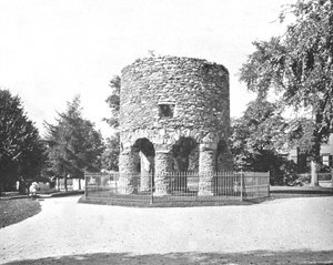 De oude Noorse toren, Newport, Rhode Island, VS, c1900