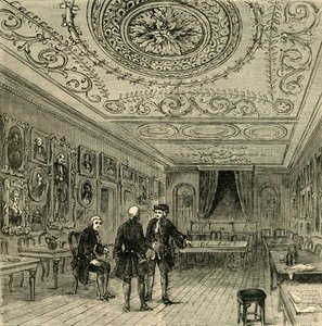De oude kamer bij Evans, 1881 door Unbekannt