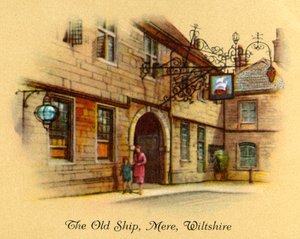 Het oude schip, Mere, Wiltshire, 1939 door Unbekannt