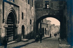 De Oude Stad van Rhodos, Griekenland, 1936 door Unbekannt