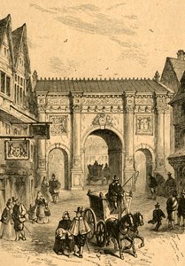De Oude Houten Temple Bar door Unbekannt