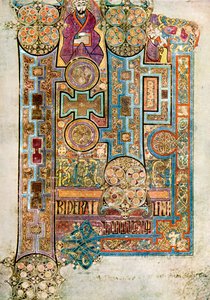 De openingswoorden van het evangelie van Johannes, 800 AD, 20e eeuw door Unbekannt