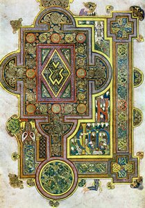 De openingswoorden van het evangelie van Lucas, 800 AD, 20e eeuw