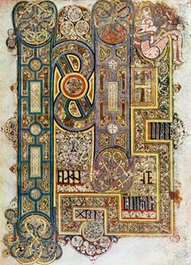 De openingswoorden van het evangelie van Marcus, 800 AD, 20e eeuw