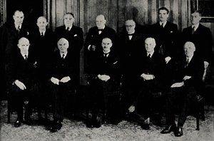 Het originele oorlogskabinet door Unbekannt