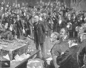 De omverwerping van de regering van Lord Salisbury, 12 augustus 1892..., 1901 door Unbekannt